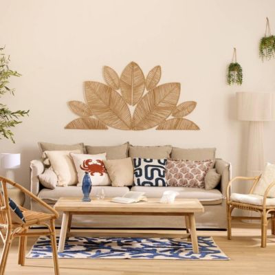 Coussin Oceania 38x58cm terracotta - Atmosphera Créateur d'intérieur