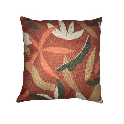 Coussin Ornami L.40 x l.40 cm terracotta multicouleurs