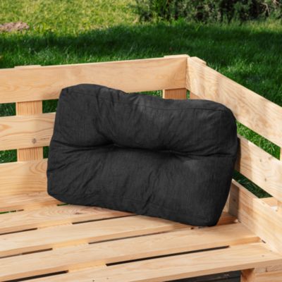 Coussin palette angle en polyester BANANAIR 60x40 cm Noir