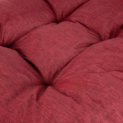 Coussin palette angle en polyester BANANAIR 60x40 cm Rouge