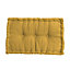 Coussin palette cale reins jaune 40 x 60 x 10 cm