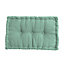 Coussin palette cale reins vert d'eau 40 x 60 x 10 cm
