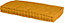 Coussin palette curry L.120 x l.60 x ep.15 cm