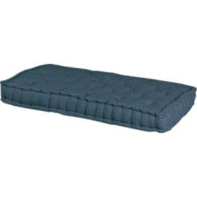 Coussin palette Deep bleu foncé Deko & Co L.120 x l.60 cm