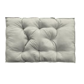 Coussin palette déperlant beige L.120 x l.80 x ep.10cm Ornami