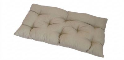 Coussin palette déperlant uni beige L.120 x l.80 cm Easy for life