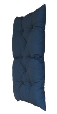 Coussin palette déperlant uni bleu marine L.120 x l.80 cm Easy for life