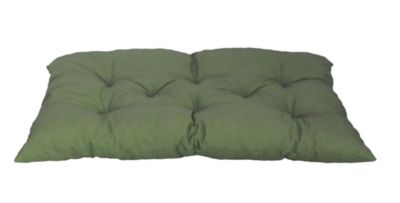 Coussin palette déperlant uni vert kaki L.120 x l.80 cm Easy for life