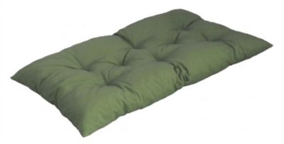 Coussin palette déperlant uni vert kaki L.120 x l.80 cm Easy for life