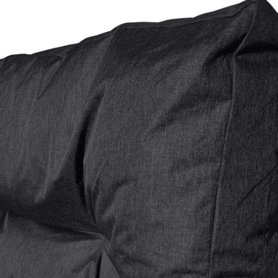 Coussin Palette en polyester BANANAIR 120x60 cm Noir