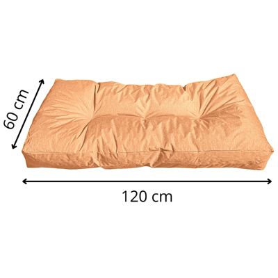 Coussin Palette en polyester BANANAIR 120x60 cm Orange