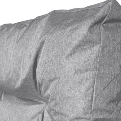 Coussin Palette extérieur polyvalent en polyester BANANAIR 120x60 cm Gris