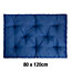 Coussin palette Mykonos bleu L.120 x l.80 x ep.10cm