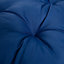 Coussin palette Mykonos bleu L.120 x l.80 x ep.10cm