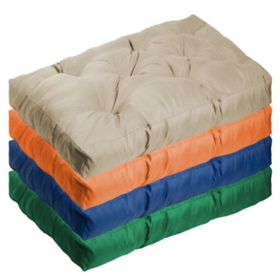 Coussin palette Mykonos vert L.120 x l.80 x ep.10cm