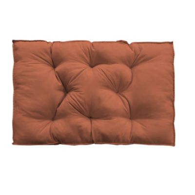 Coussin palette uni terracotta L.120 x l.80 x ep.10cm Ornami