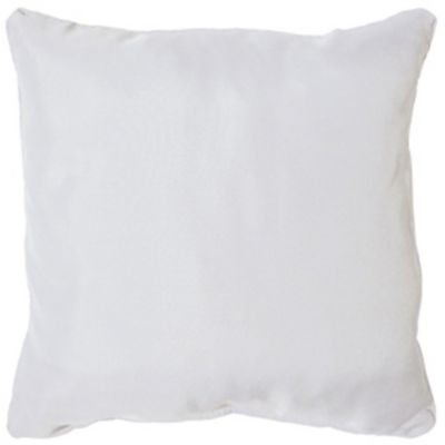 Coussin passepoil 40 x 40 cm blanc essentiel