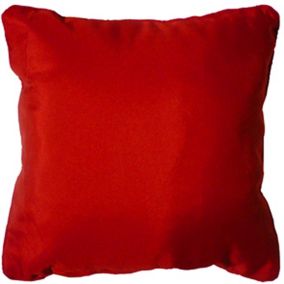Coussin passepoil 60 x 60 cm rouge essentiel