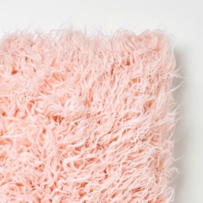 Coussin polyester Joyau rose L.45 x l.45 cm