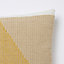 Coussin polyester Sagar jaune L.45 x l.45 cm