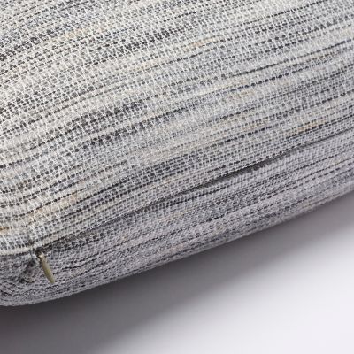Coussin polyester Surate gris L.60 x l.40 cm