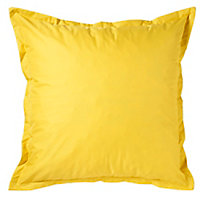 Coussin pouf XL jaune 100 x 120 cm