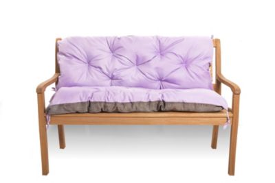 Coussin pour banc de jardin 120x50x40cm, coussin de banc de jardin Violet coussin de banc extérieur, coussin de balançoire