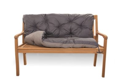 Coussin pour banc de jardin 120x60x60cm, coussin de banc de jardin Anthracite coussin de balançoire coussin de banc extérieur