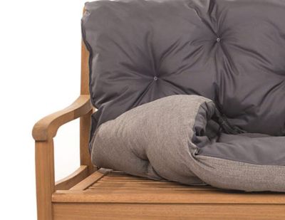 Coussin pour banc de jardin 120x60x60cm, coussin de banc de jardin Anthracite coussin de balançoire coussin de banc extérieur