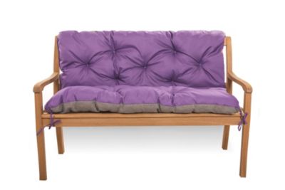 Coussin pour banc de jardin 120x60x60cm, coussin de banc de jardin Violet coussin de balançoire coussin de banc extérieur