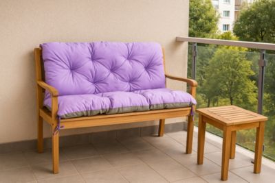 Coussin pour banc de jardin 140x60x50cm coussin de banc de jardin Violet coussin de balançoire coussin de banc extérieur