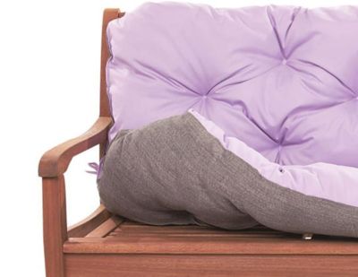 Coussin pour banc de jardin 140x60x50cm coussin de banc de jardin Violet coussin de balançoire coussin de banc extérieur