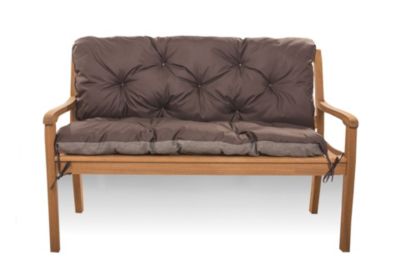 Coussin pour banc de jardin 150x50x40cm coussin de banc de jardin Marron coussin de balançoire coussin de banc extérieur