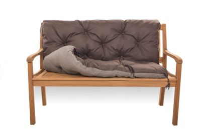 Coussin pour banc de jardin 150x50x40cm coussin de banc de jardin Marron coussin de balançoire coussin de banc extérieur