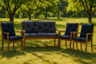 Coussin pour banc de jardin 150x50x50cm coussin de banc de jardin Bleu coussin de balançoire coussin de banc extérieur