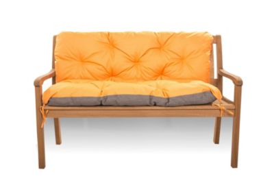 Coussin pour banc de jardin 160x50x40cm coussin de banc de jardin Orange coussin de balançoire coussin de banc extérieur