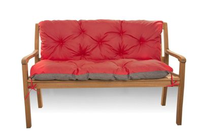 Coussin pour banc de jardin 170x50x50cm coussin de banc de jardin 3 places Rouge coussin de balançoire coussin de banc extérieur