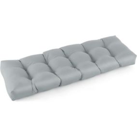 Coussin pour Banc de Jardin Canapé Chaise Longue Intérieur & Extérieur 132 x 49 x 15 cm