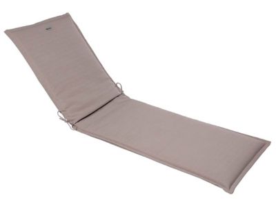 Coussin pour transat 190 x 60 cm Taupe Hespéride