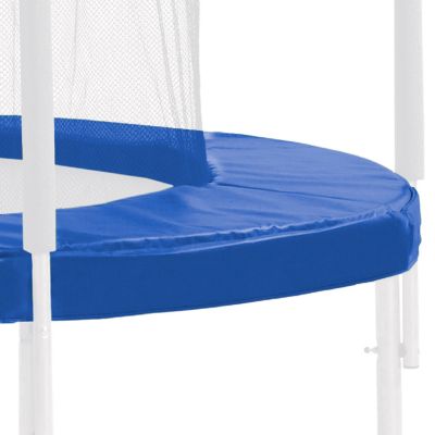 Coussin De Protection Pour Trampoline 150 Cm – Tissu Oxford + Coton Perlé, Bleu/jaune, Avec Sangles De Fixation, Pour Intérieur/extérieur