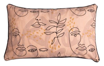 Coussin Sculpt visage nude L.50 x l.30 x ep.3 cm Deco&co