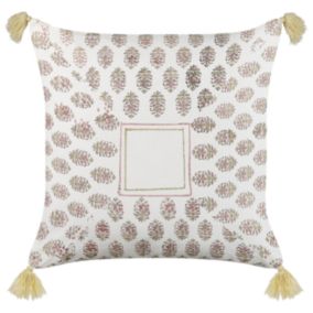 Coussin SETOSA Coton 45 x 45 cm Multicolore Motif géométrique