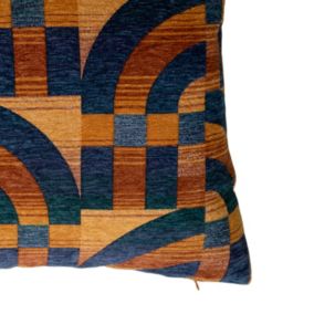 Coussin seventies 100% polyester multicolore L.45 x l.45 cm