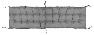 Coussin transat AIO FACTORY 165x50 cm gris imperméable