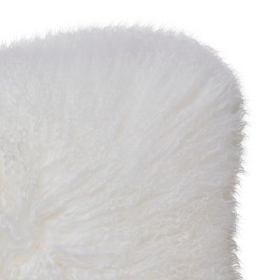 Coussin uni 45 x 45 cm GoodHome blanc
