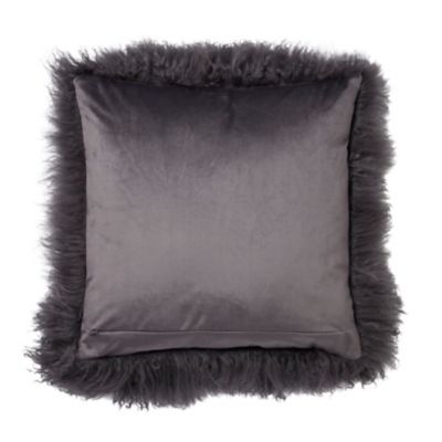 Coussin uni 45 x 45 cm GoodHome gris