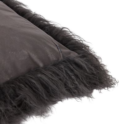 Coussin uni 45 x 45 cm GoodHome gris