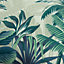 Coussin velours jungle vert JBY Creation L.50 x H.30 cm