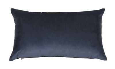 Coussin Velvet Valgreta 30x50 cm Bleu