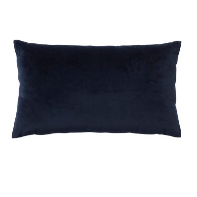 Coussin Velvet Valgreta 30x50 cm Bleu